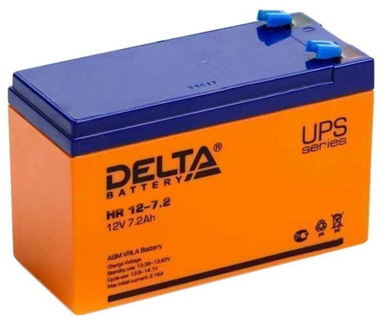 Аккумуляторная батарея DELTA HR 12-7.2 (12В) фотография 6