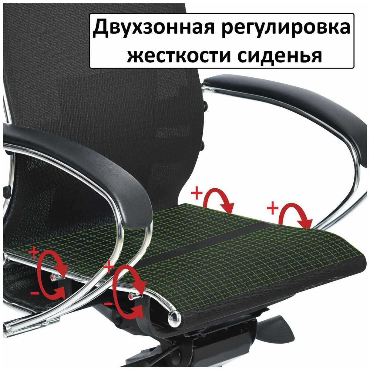 Компьютерное кресло Метта МЕТТА К-7-Т CH для руководителя фотография 10