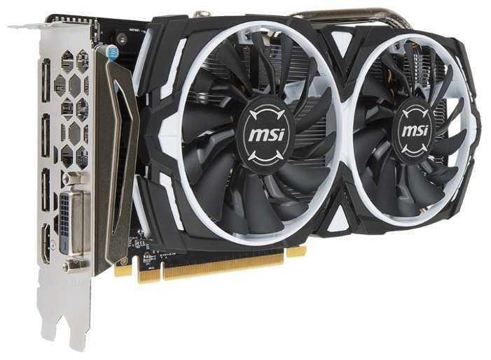 Видеокарта MSI Radeon RX 570 ARMOR 8GB OC фотография 1