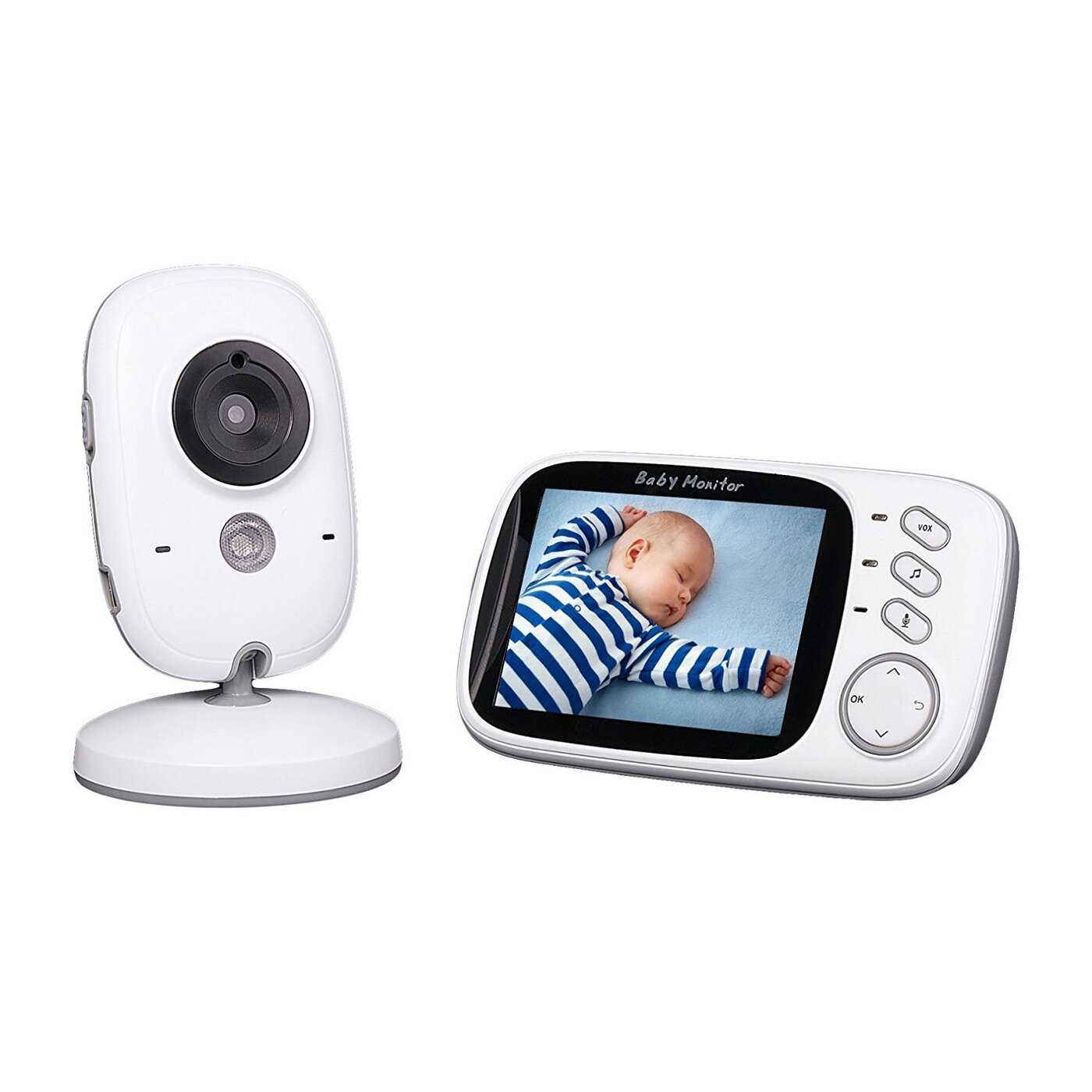 Беспроводная видеоняня Baby Monitor VB603 с радиусом действия до 300 м, видео няня / Радионяня с камерой и монитором и обратной связью фотография 18
