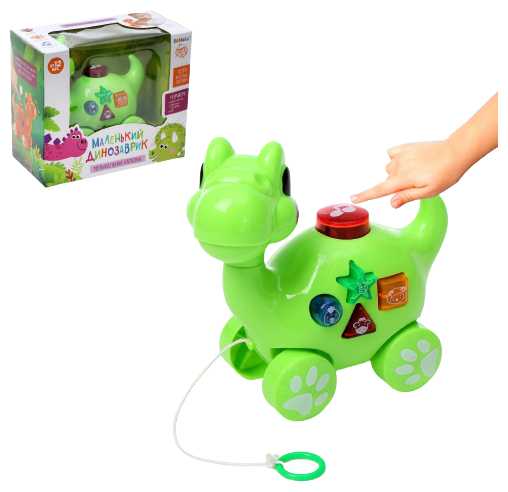 Музыкальная игрушка Маленький динозаврик , звук, свет, цвета микс 2710199827 фотография 2