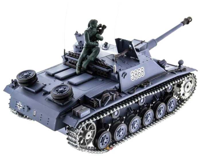Танк Heng Long Sturmgeschutz III (3868-1), 1:16, 57 см фотография 1