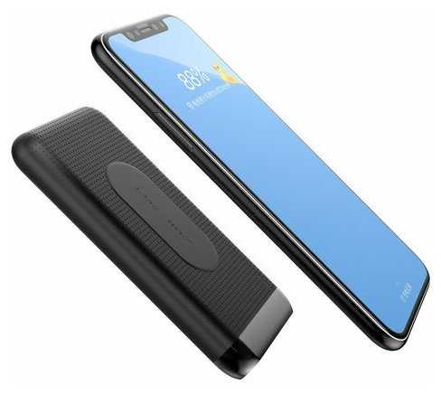Аккумулятор внешний 8000mAh SONNEN POWERBANK K802 беспроводная зарядка, 2USB, литий-полимер, 263030 фотография 2