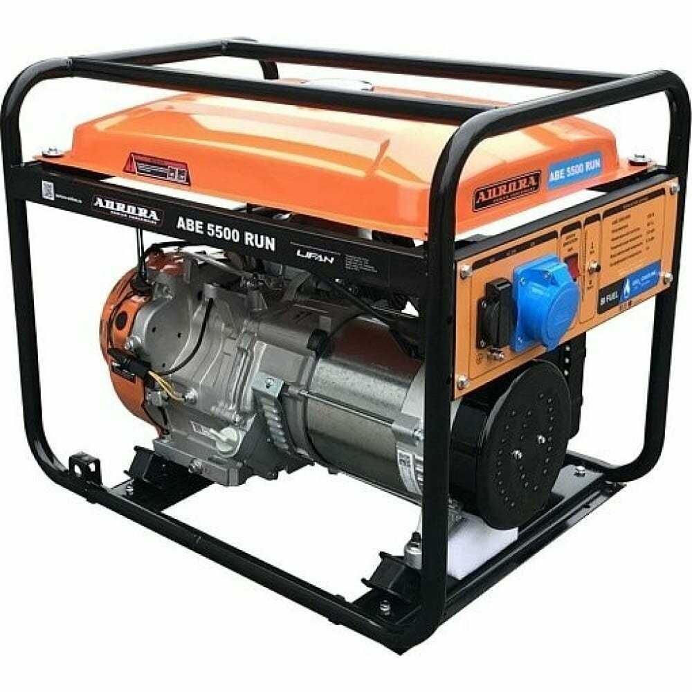 Газо-бензиновый генератор Aurora ABE 5500 RUN фотография 16