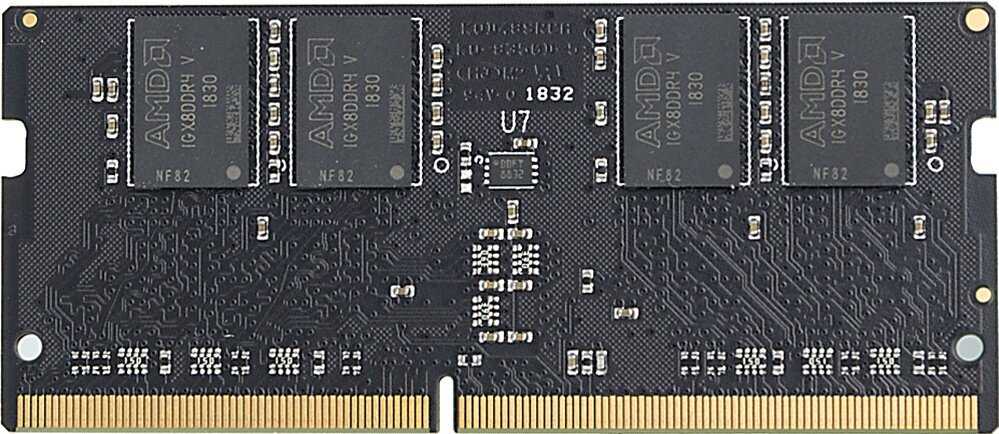 Оперативная память AMD 8 ГБ DDR4 SODIMM (R748G2400S2S-UO) фотография 1
