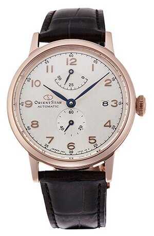 Часы механические Orient STAR RE-AW0003S классика. муж, кож. бр-т, DATE,50m