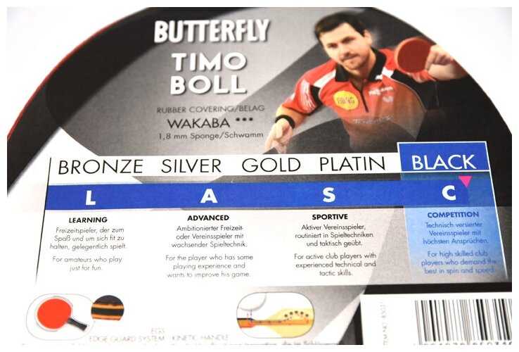 Ракетка Butterfly Timo Boll Black фотография 5