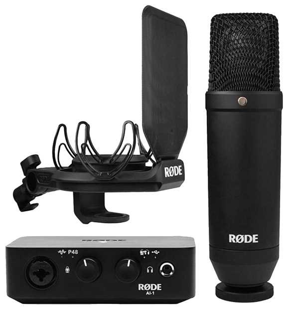 Микрофон проводной RODE NT1 & AI-1 Complete Studio Kit, разъем: XLR 3 pin (M) фотография 1