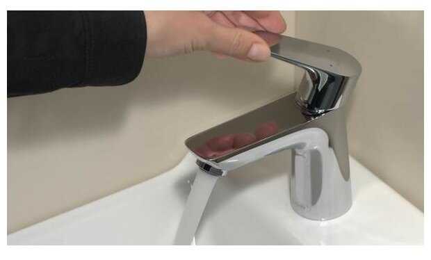 Смеситель для раковины (умывальника) hansgrohe Talis E 71700000, рычажный фотография 8