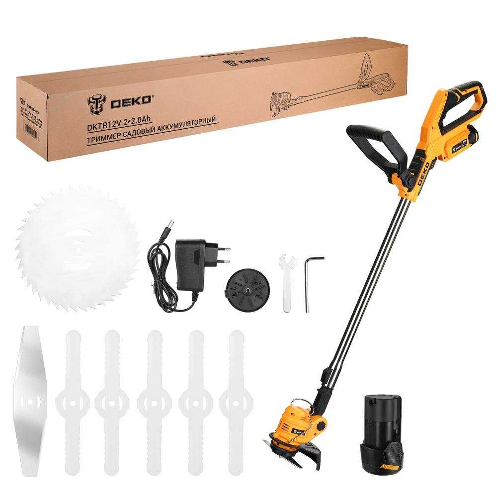 Триммер садовый DEKO DKTR12V (063-4238-2)