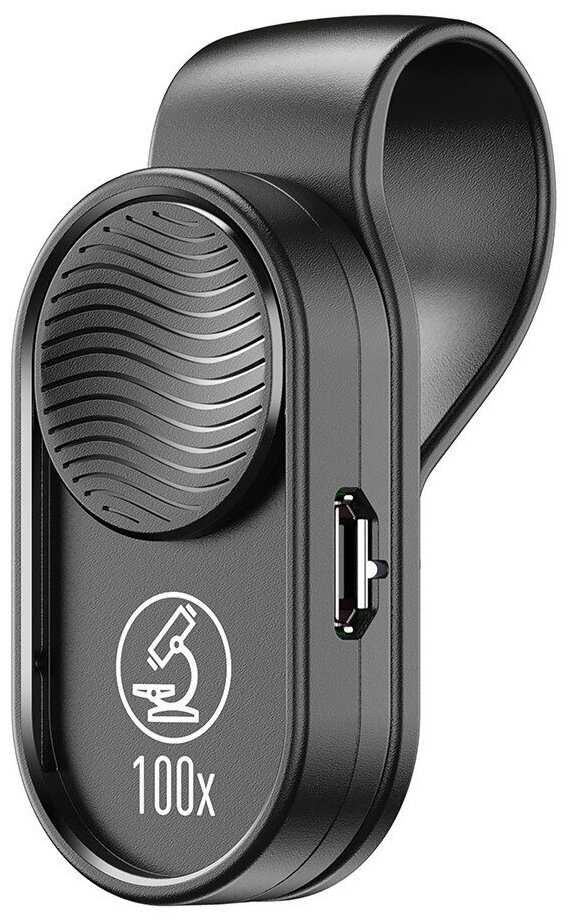 Микроскоп для смартфона APEXEL APL-MS01 со светодиодной подсветкой с увеличением 100x фотография 1
