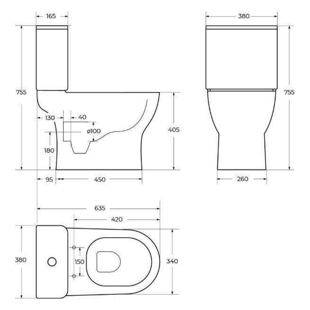 Унитаз с бачком подвесной напольный BelBagno Steam (BB130CPR_BB130T_BB130SC) фотография 18