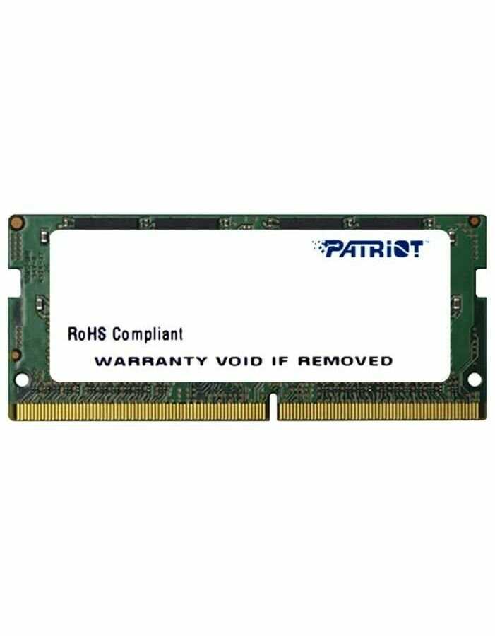 Оперативная память Patriot Memory SL 16 ГБ DDR4 SODIMM CL17 (PSD416G24002S) фотография 1