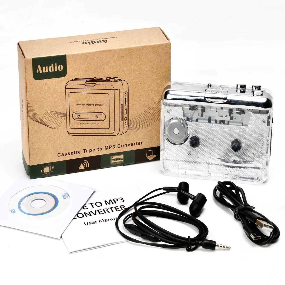 Портативный плеер Walkman Захват аудио в MP3 конвертер (TON010) фотография 5