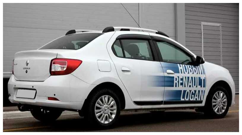 Рейлинги для Renault Logan с 2014 - черные фотография 5