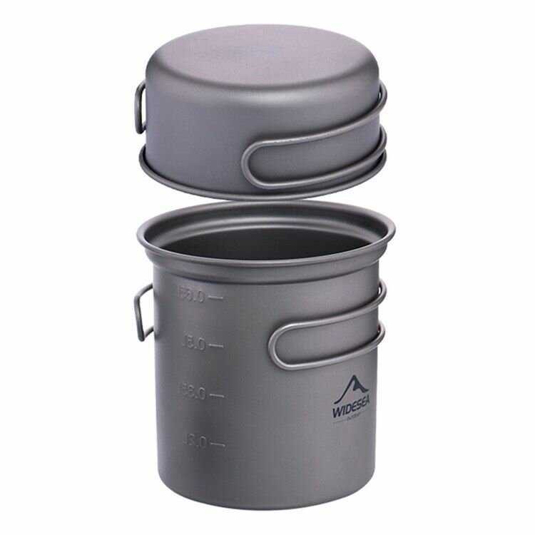 Посуда для пикника Widesea Котелок с крышкой