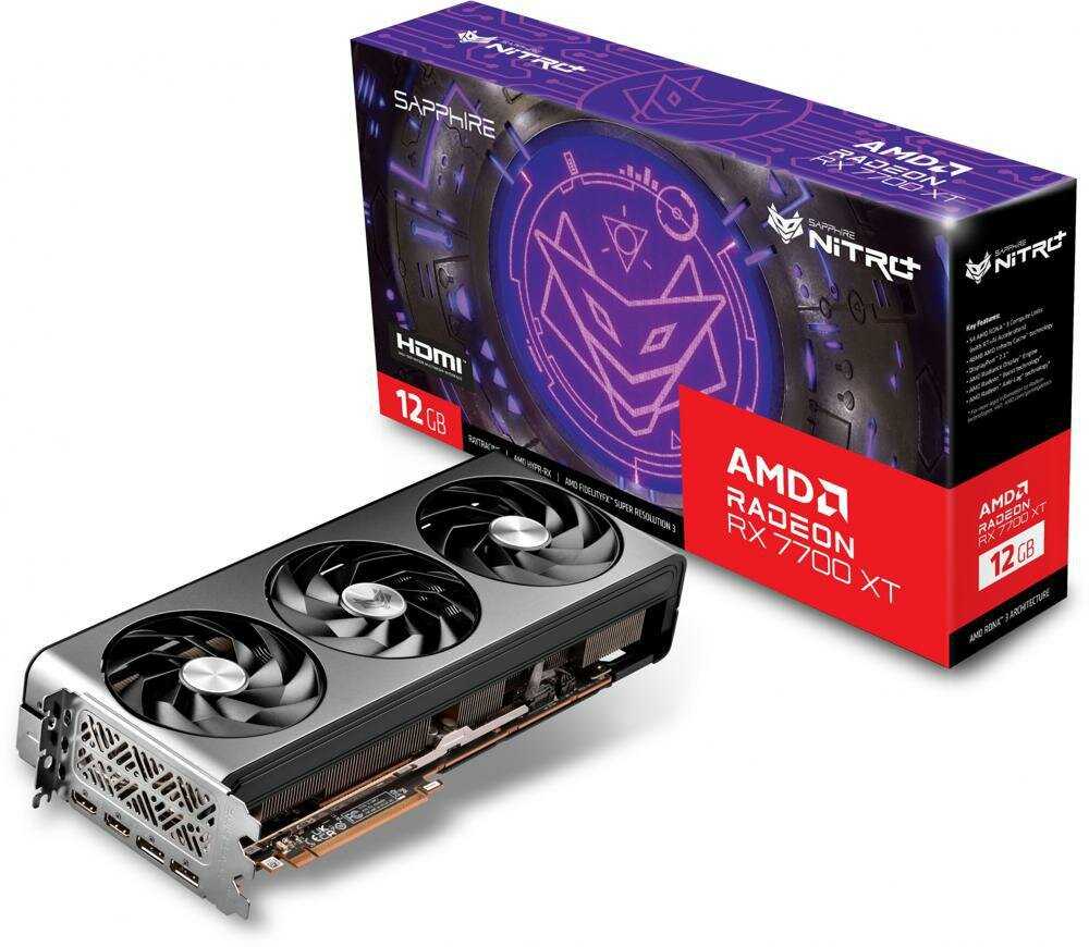 Видеокарта Sapphire NITRO+ RX 7700 XT GAMING OC [11335-02-20G]