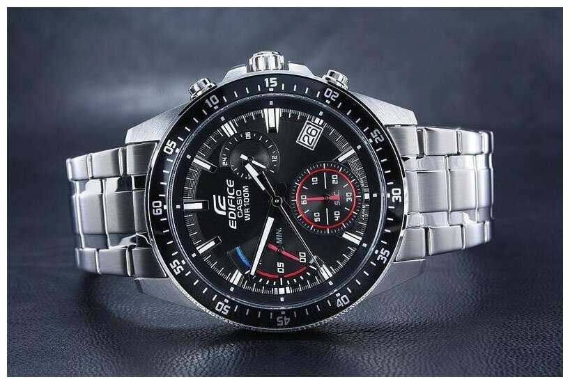 Японские наручные часы Casio Edifice EFV-540D-1A фотография 1
