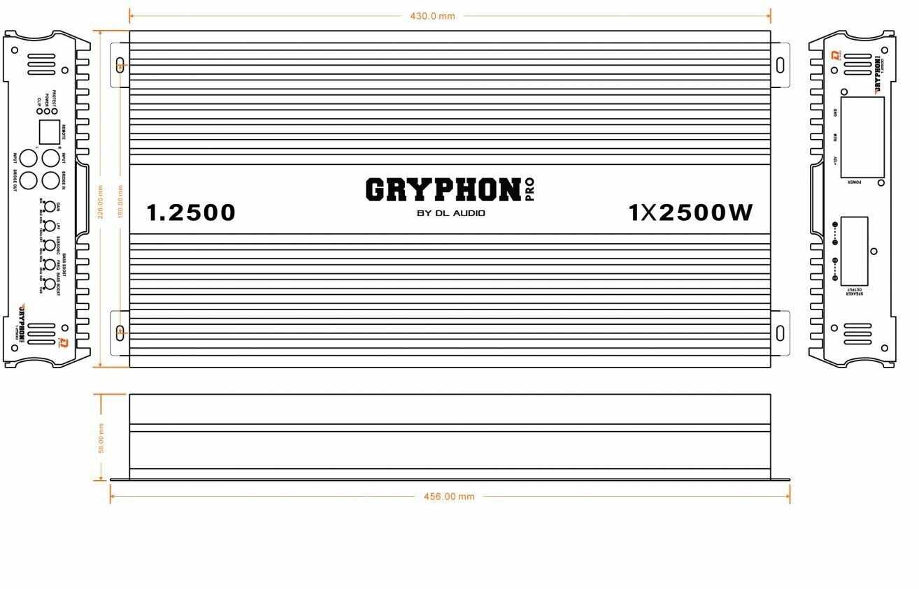 Автомобильный усилитель DL Audio Gryphon Pro 1.2500 V.2 фотография 12