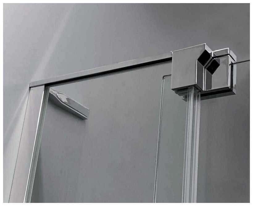 Душевой уголок Cezares Slider 100х90 AH-1-100-80/90-C-NERO фотография 6