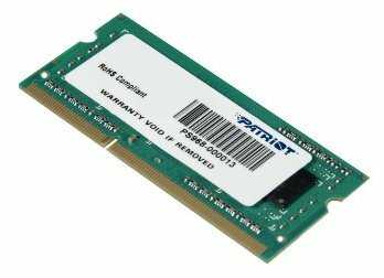 Оперативная память Patriot Memory SL 4 ГБ DDR3 1600 МГц SODIMM CL11 PSD34G160081S фотография 3