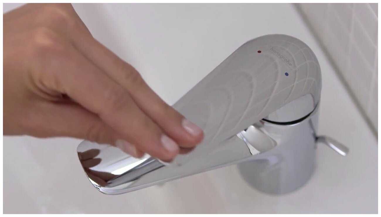 Смеситель для раковины (умывальника) hansgrohe Novus 71020000, рычажный фотография 15