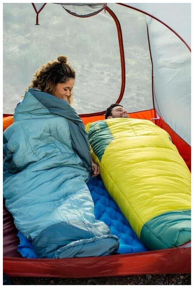 Спальный мешок Klymit Wild Aspen 0 Large (13WAYL00D) желто-зеленый фотография 6