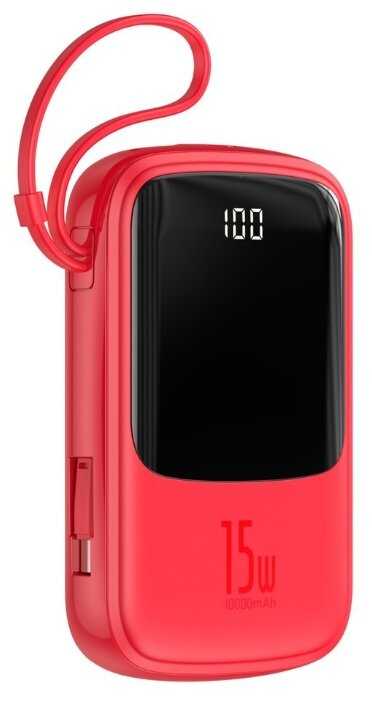 Портативный аккумулятор Baseus QPow Type-C Cable 10000mAh фотография 9