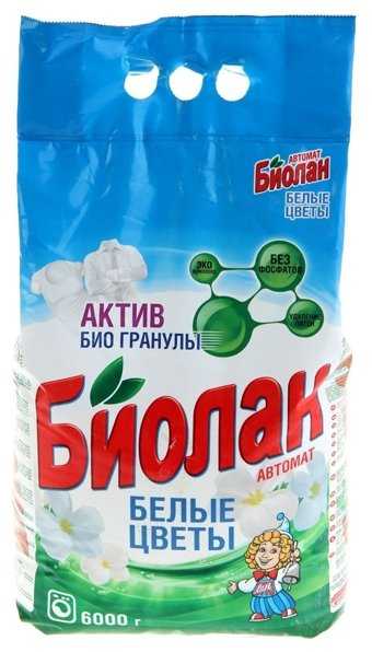 Стиральный порошок Биолан Белые цветы (автомат) фотография 4