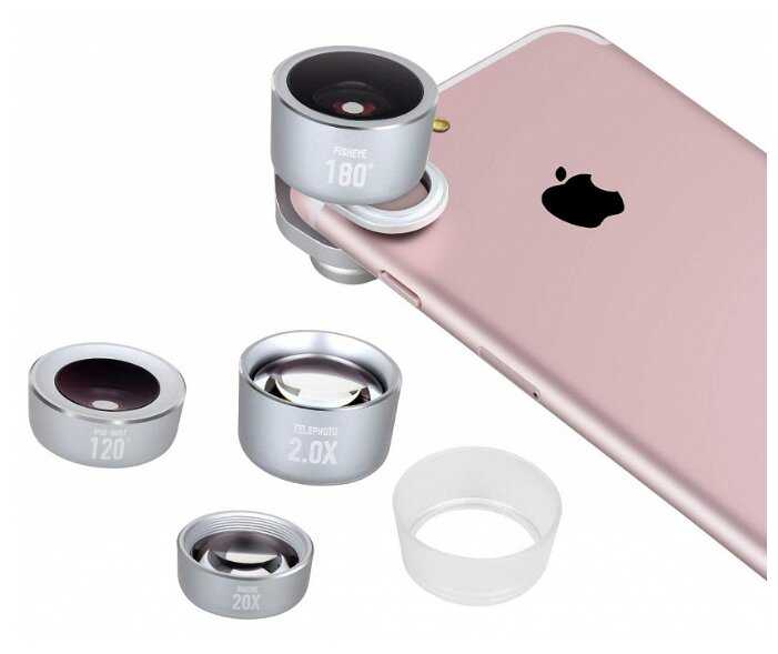 Набор объективов MOMAX X-Lens Pro 4 in 1 Premium Lens Kit фотография 6