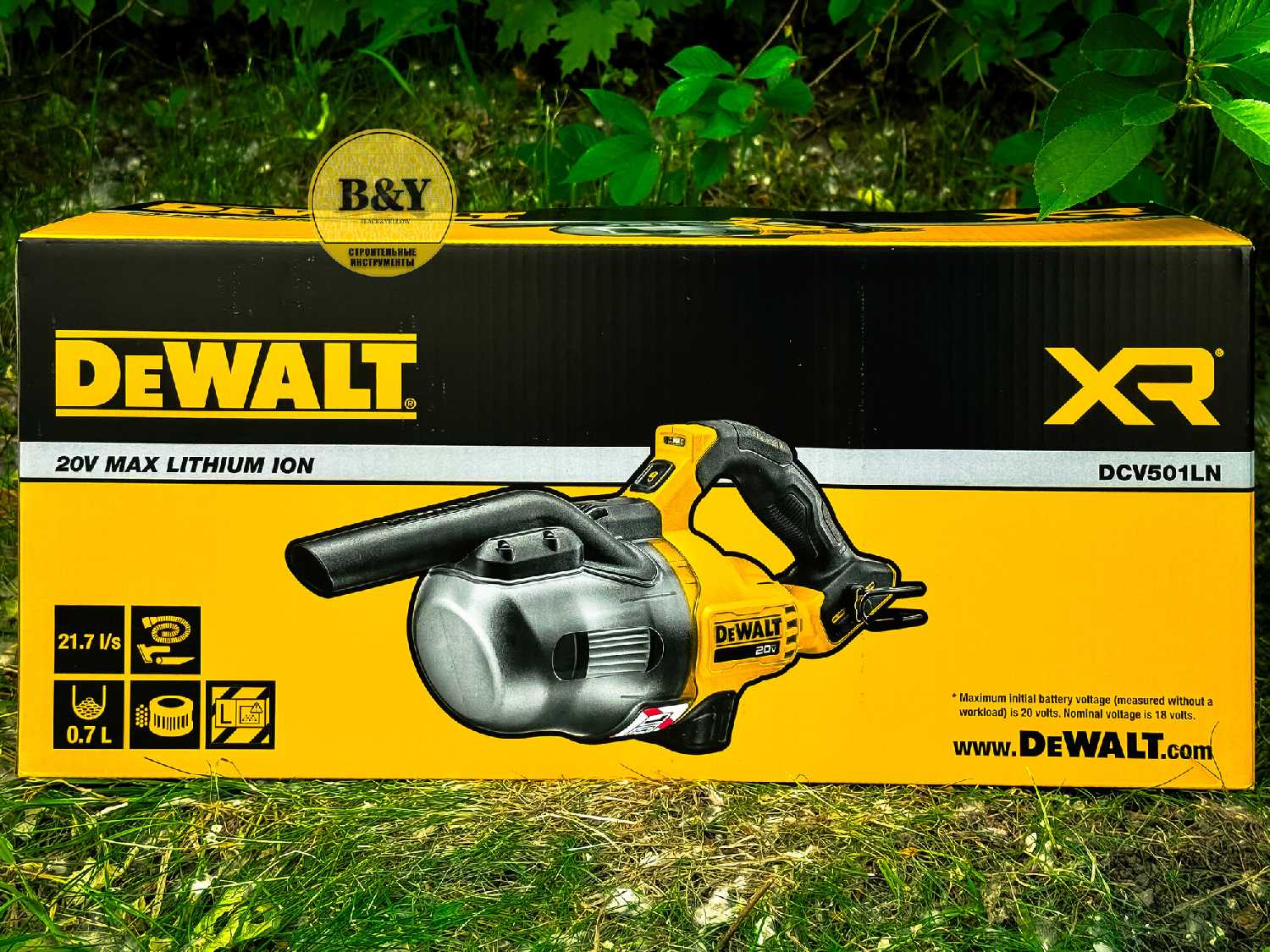 Аккумуляторный пылесос DEWALT Пылесос (DCV501LN) фотография 15