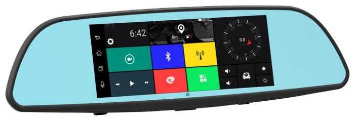 Видеорегистратор TrendVision aMirror Slim, 2 камеры, GPS фотография 1