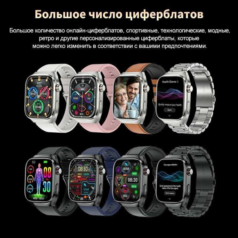 Новые продукты Cмарт часы женские с экг и измерением давления (2.04 amoled экран) фотография 12