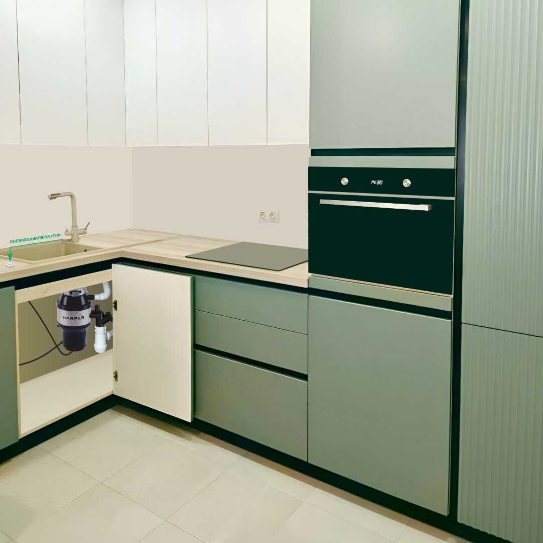 Измельчитель пищевых отходов HARPER HWD-400D01 фотография 6