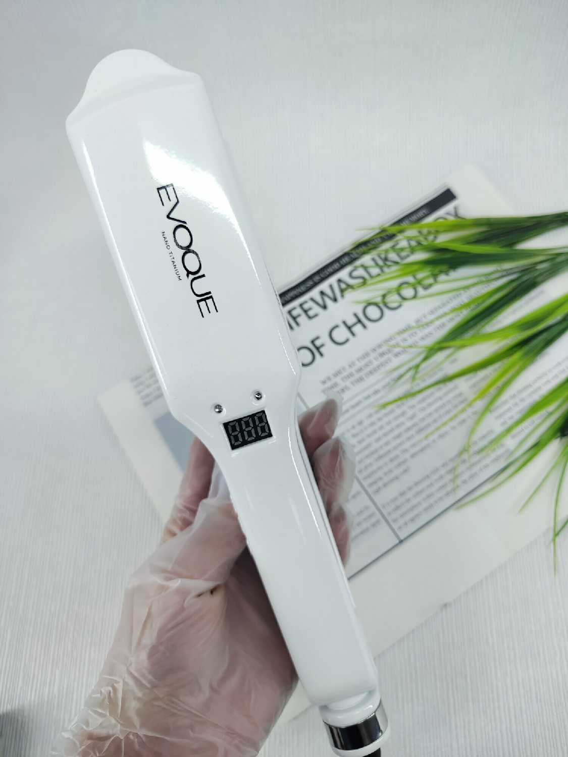Инфракрасный и ультразвуковой утюжок широкие пластины EVOQUE Infrared & Ultrasonic фотография 8