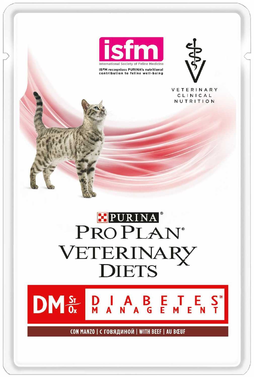 Корм для кошек Pro Plan Veterinary Diets DM St/Ox при диабете, с говядиной фотография 2