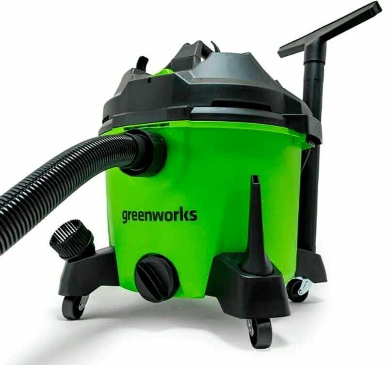 Строительный пылесос Greenworks G120WDV