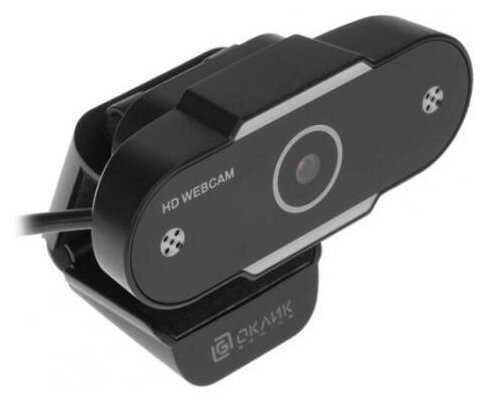 Камера Web Оклик OK-C012HD черный 1Mpix (1280x720) USB2.0 с микрофоном фотография 10
