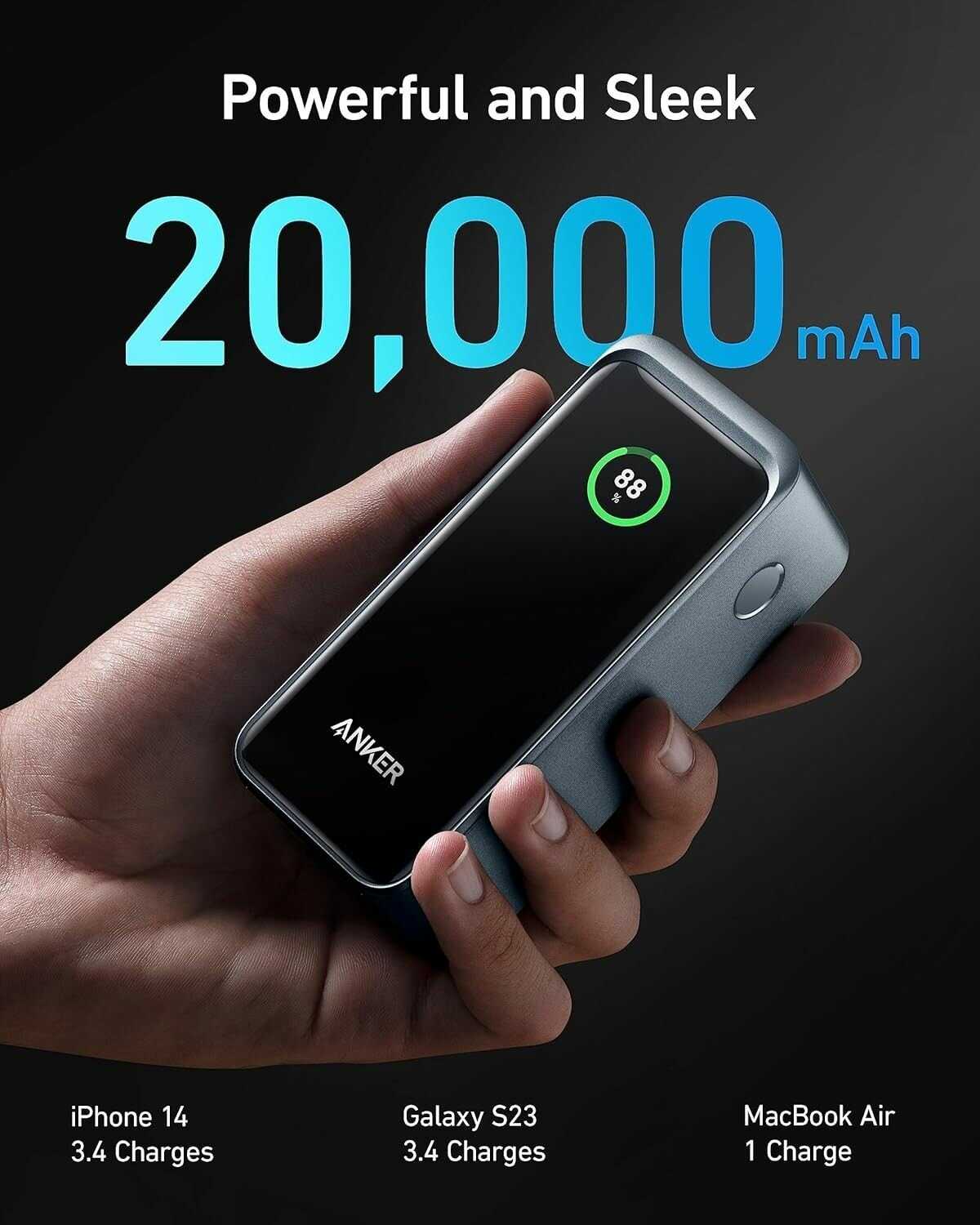 Портативное зарядное устройство Anker Prime 20000мАч фотография 13