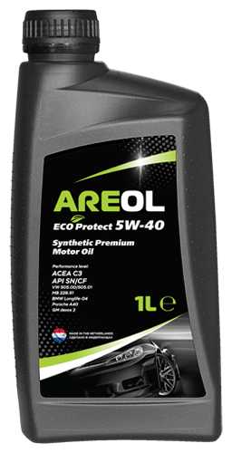 Синтетическое моторное масло Areol Eco Protect 5W-40 фотография 2