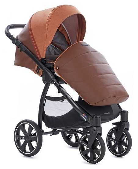 Универсальная коляска Noordi Fjordi Melange Leather на шасси Sport (2 в 1) фотография 15