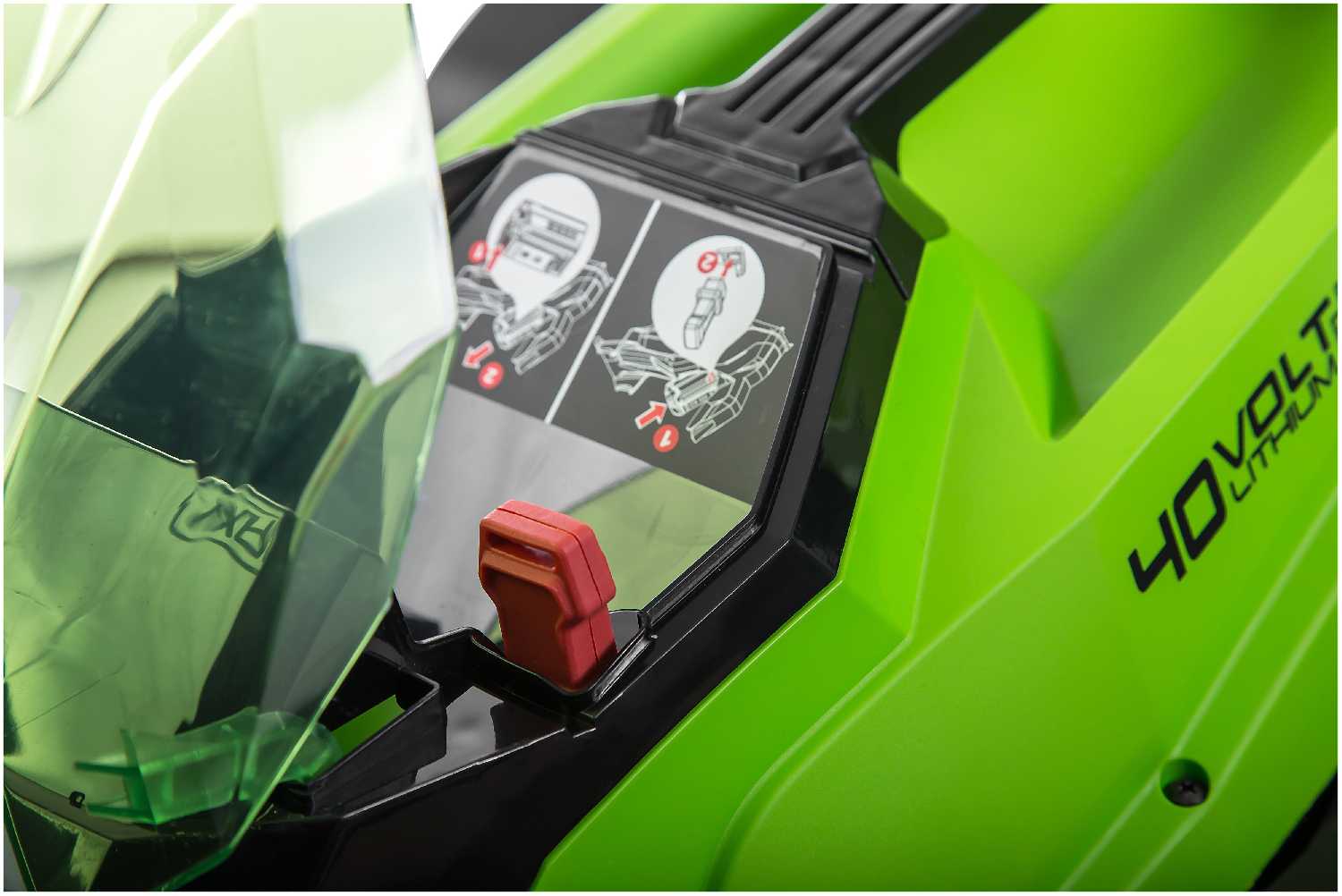 Аккумуляторная газонокосилка Greenworks G40LM35 фотография 14