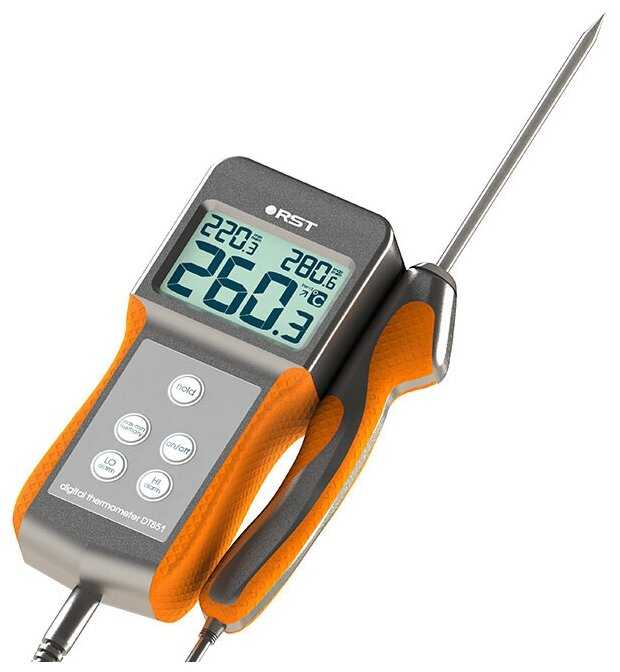 Высокотемпературный проникающий тepмoмeтp DT851 pro фотография 2