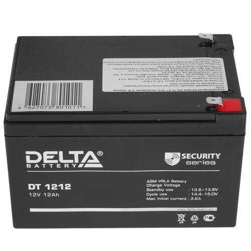 Аккумуляторная батарея DELTA Battery DT 1212 (12В) фотография 7