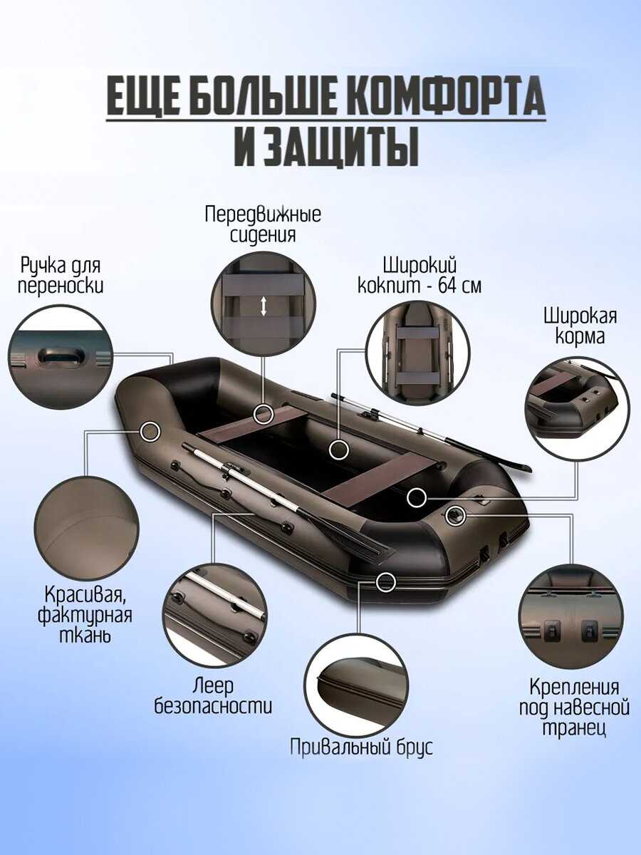 Лодка пвх Броня 280 М Classic фотография 2