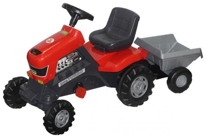 Веломобиль Полесье Turbo с полуприцепом, 52681