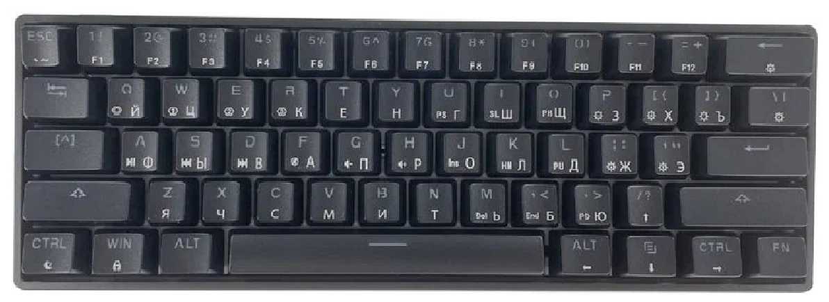 Игровая клавиатура SKYLOONG SK61 Switch фотография 6