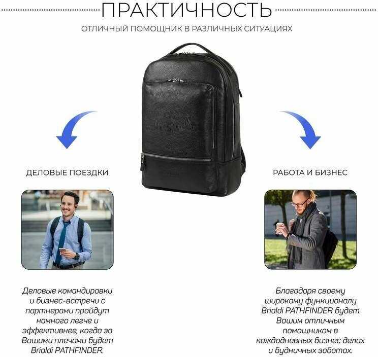 Мужской рюкзак BRIALDI Pathfinder (Следопыт) фотография 9