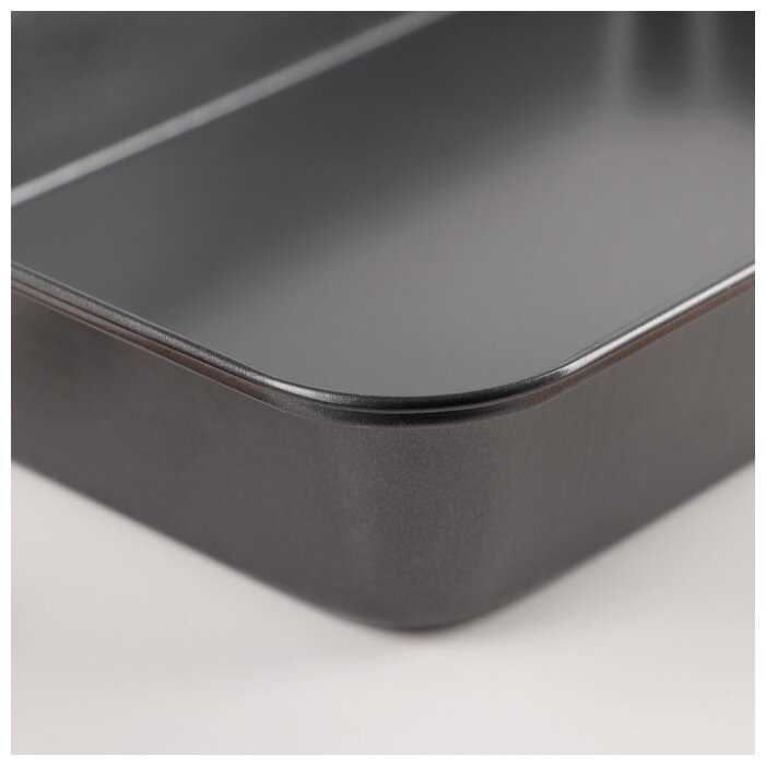 Противень для выпечки Доляна Жаклин. Прямоугольник 3792123, 32х22 см фотография 2