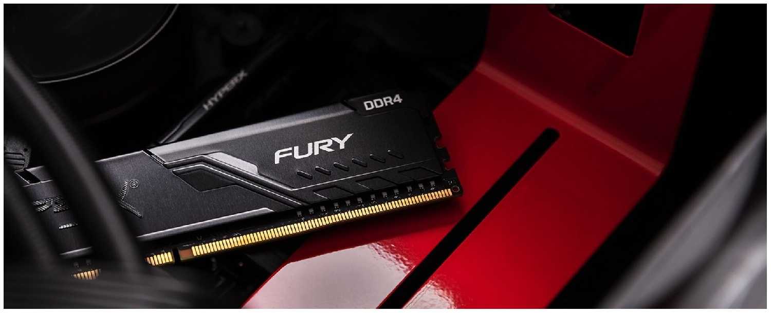 Оперативная память HyperX Fury 4 ГБ DDR4 2666 МГц DIMM CL16 HX426C16FB3/4 фотография 6